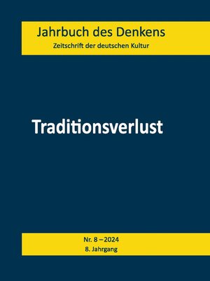 cover image of Jahrbuch des Denkens
